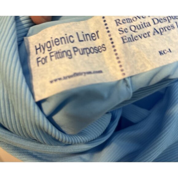 BECCA By Rebecca Virtue Color Prism High Leg One Piece Swimsuit Small Blue NWT - Picture 9 of 9